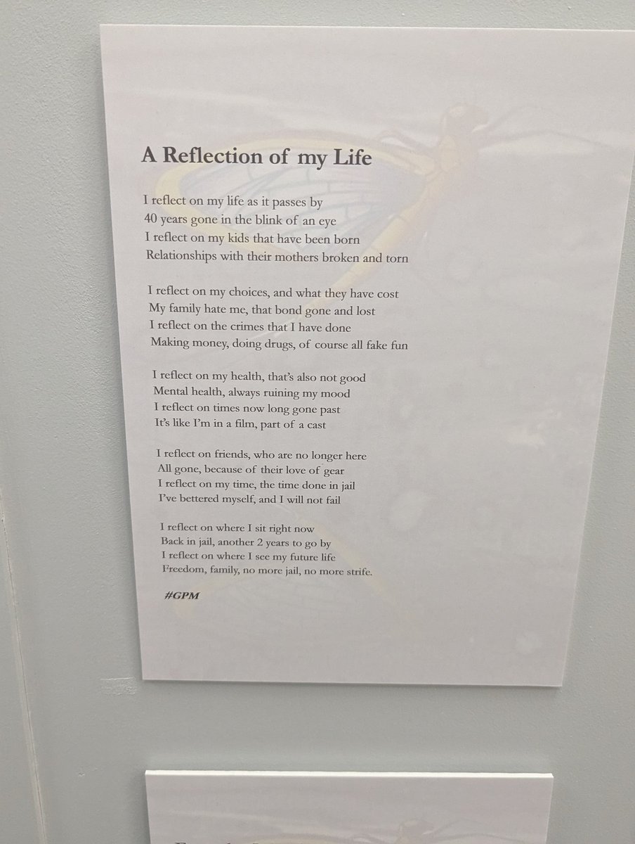 Joining @PrisonArts1 this evening for the opening of their Reflections exhibition @2RoyalAvenue Belfast. The exhibition runs from today & is open to the public. It's well worth visiting. #supportingrehabilitation @niacro