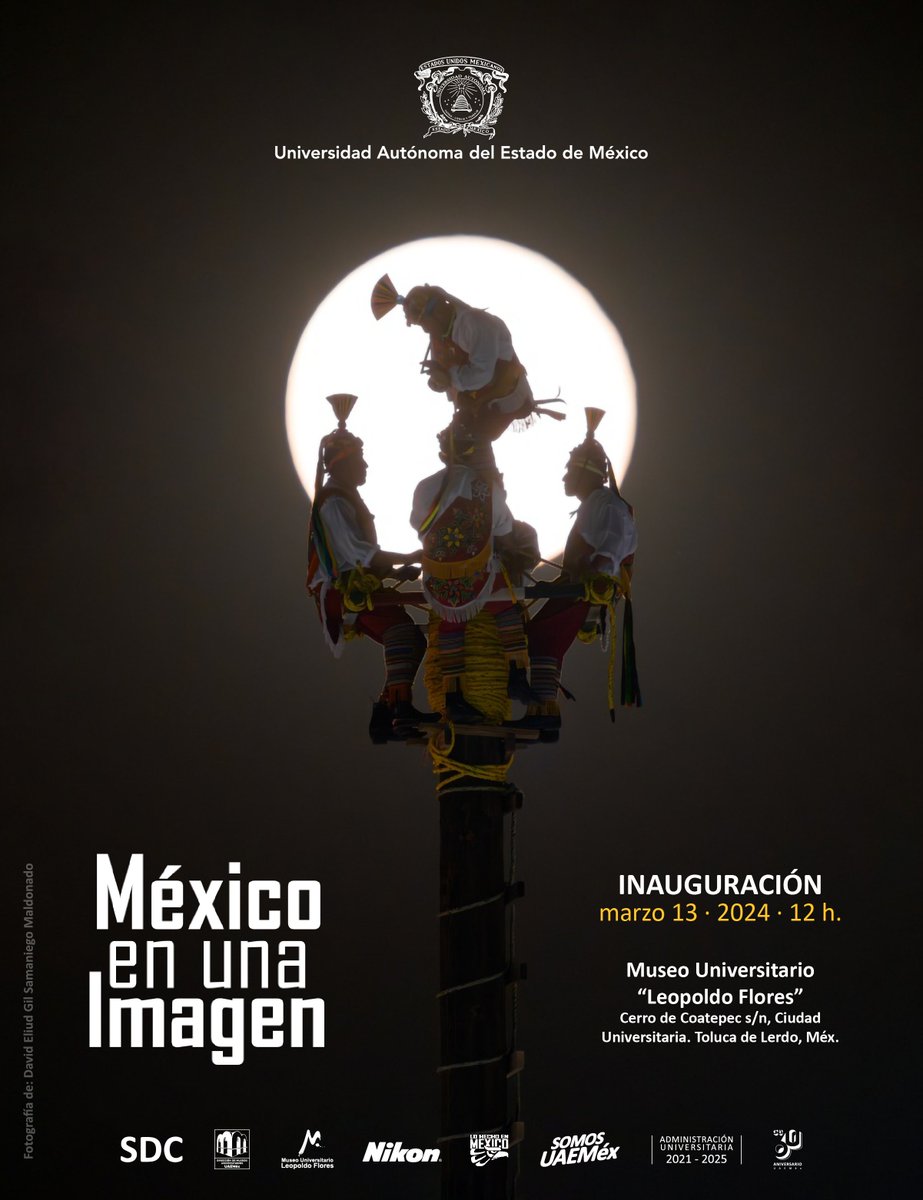 #MULF
Los invitamos a la inauguración de la exposición 'México en una imagen', este miércoles 13 de marzo a las 12 h. ¡No se la pueden perder!
@lohechoenmexico  @NikonMX 
¡Los esperamos! 📷
#SomosUAEMéx📷📷
#UniversidadConCultura
#ViveelArteenelMULF