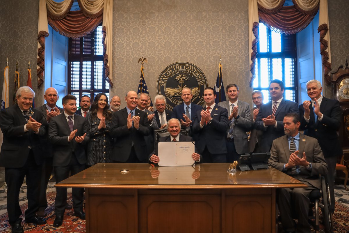 With my signature, South Carolina is now the 29th state in the country with constitutional carry. This bill expands the Second Amendment rights of our law-abiding citizens and will keep violent criminals behind bars with increased penalties for illegal gun use and possession.