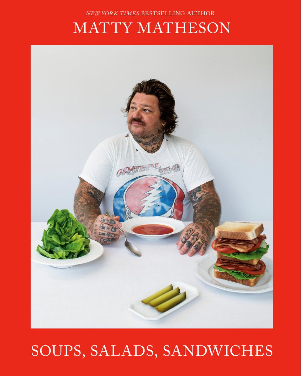 ALBUM REVEAL MY NEWEST BESTEST COOKBOOK EVER SOUPS SALADS SANDWICHES COMING SOON I LOVE YOU ALL!!!!! @TenSpeedPress  U RULE ! PREORDER HERE sites.prh.com/soups-salads-s…