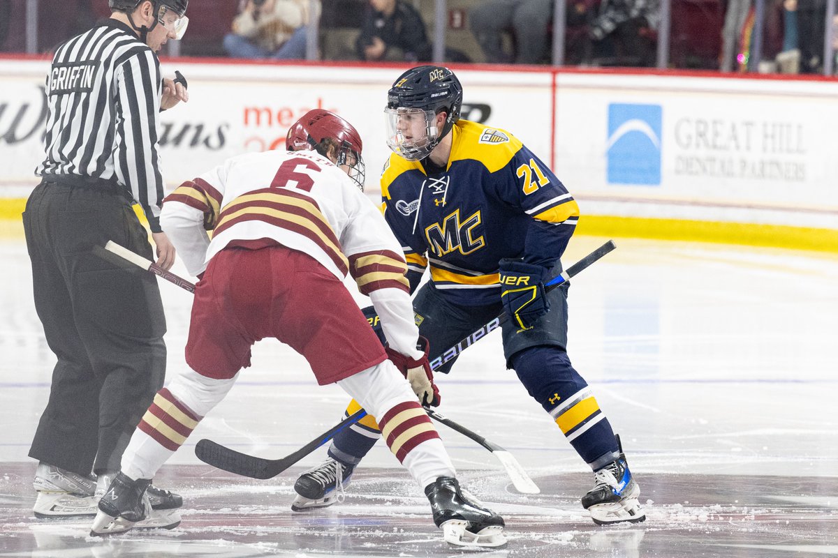 🚨 SCHEDULE ALERT 🚨 Saturday's matchup against Boston College, has been pushed to 7:30pm at Lawler Arena #GoMack x #MIssionMerrimack