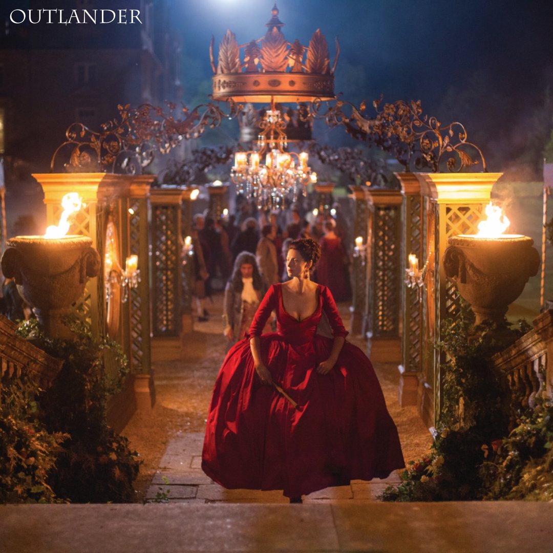 Feel the passion and power of her journey woven into every stitch, with Claire’s iconic red dress. #FashionFriday Catch up on #Outlander on #STARZ.