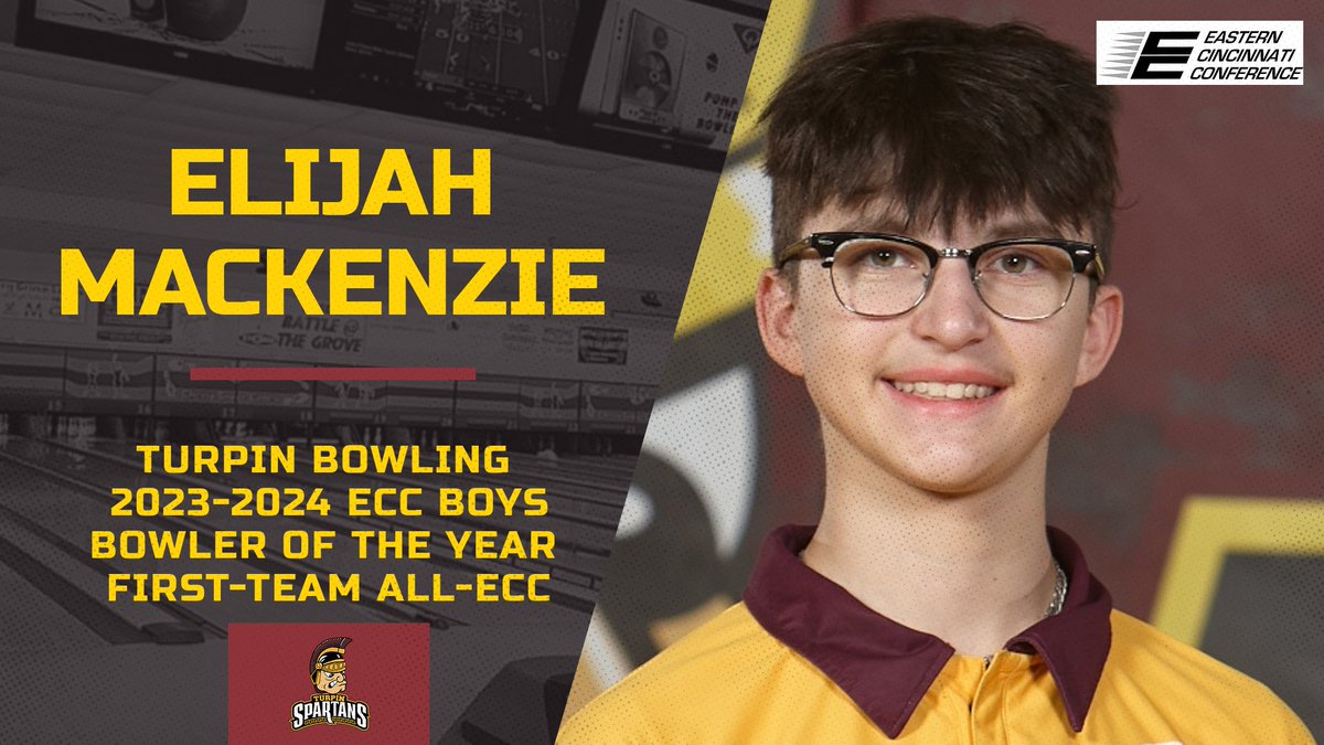Congratulations to Elijah (aka SPARKY) for being named ECC Boys Bowler of the YEAR and First-Team All-ECC! 🔥🔥🔥 A great Spartan career capped off the right way! #SpartanStrong 💪