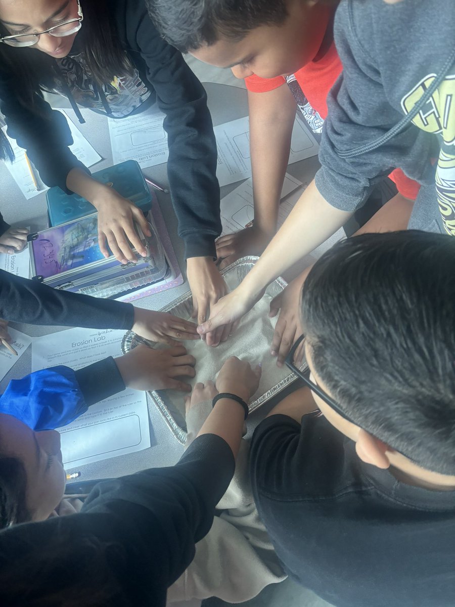 PPatterson_2017's tweet photo. Intersession Day 4: Landforms
We did a lab and discussed the different landforms that are formed specifically by erosion. We solidified our landforms vocabulary, using @lead4ward Vocabulary Dominoes. The last pic…my almost middle schoolers 🥲 #buffgamers #buffslead4ward https://t.co/w1iPCWFKr0