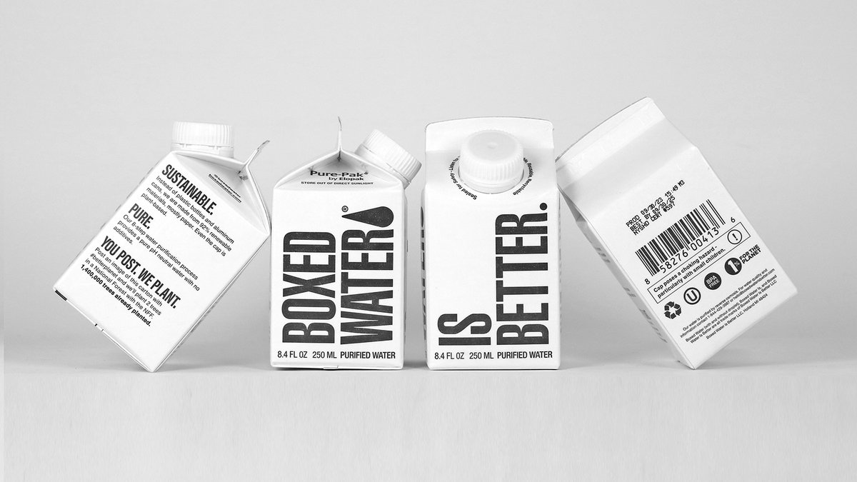 We made the switch. Will you? | bit.ly/3TtxLMh
#BetterPlanet #BoxedWater #boxedwaterisbetter #FoldingCartons #paperboard #trees @boxedwater @diamondpackaging