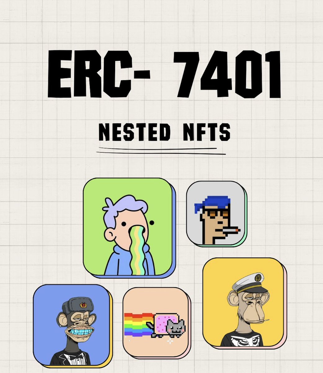 0xAspi's tweet photo. Let's take a look at a uncommon, overlooked NFT standard..

Here is a quick &amp; easy breakdown of the ERC - 7401👇

#web3 #crypto #nft https://t.co/2prwNswkDB