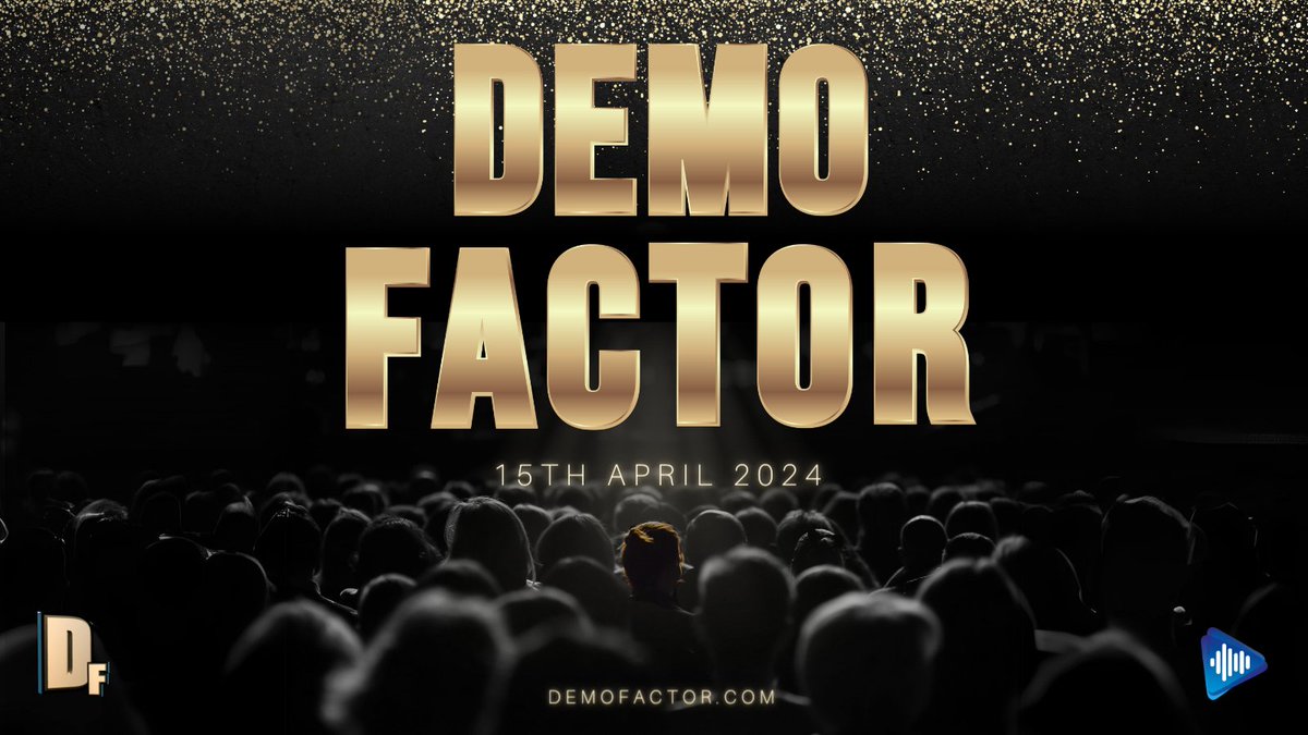 DemoFactor is BACK for another year! 😱 Enter your demo now before midnight on Sunday the 14th of April to get involved! Your demo may be selected at random and be judged by a panel of industry professionals. ✨ All updates will be posted on @DemoFactor #SRACON #DF