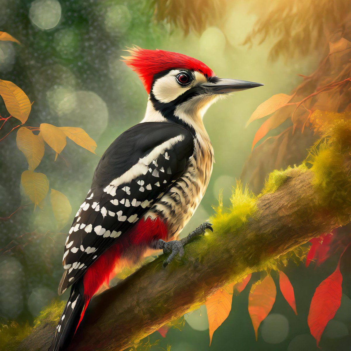 frankrizz's tweet photo. #picchio #birds #ai #AIart #AIArtwork #AdobeFirefly https://t.co/0Rd0euGzgR