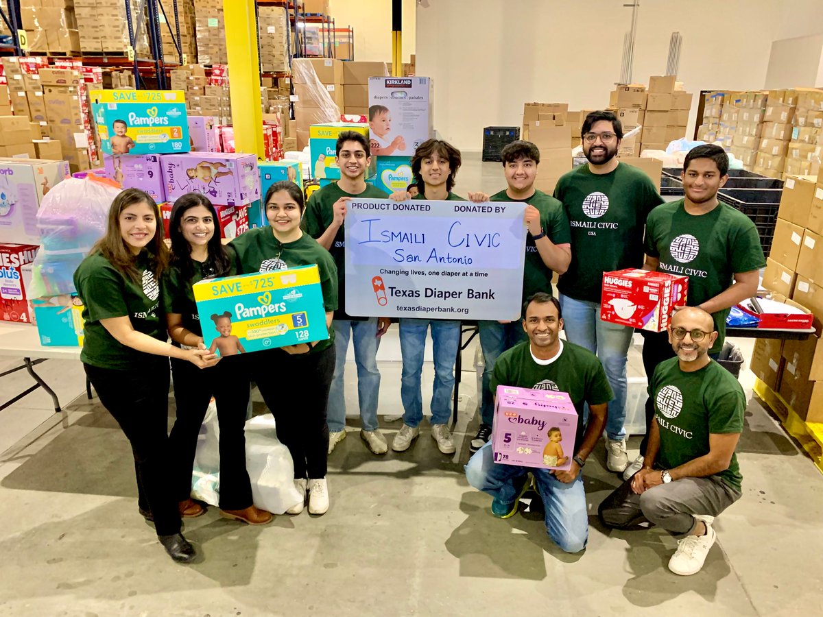 TXDIAPERBANK's tweet image. A heartfelt appreciation goes out to Ismaili Civic for their recent initiative to organize a collection of diapers for our organization. Thanks to their hard work, a total of 6,225 children's diapers and 1,972 adult diapers were gathered. 

#DiaperNeed #ismailiCIVIC