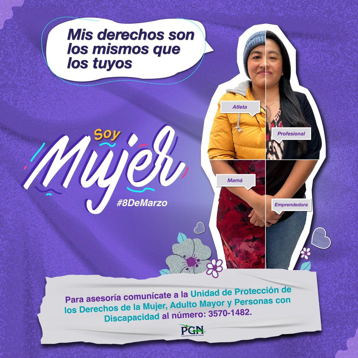 Detrás de cada logro, hay una mujer que desafía estereotipos y rompe barreras. Celebremos su versatilidad como amas de casa, profesionales, mamás y emprendedoras. ¡Porque su éxito es el motor que impulsa el cambio!

#MujerAmaDeCasa #MujerProfesional #MujerMamá #MujerEmprendedora