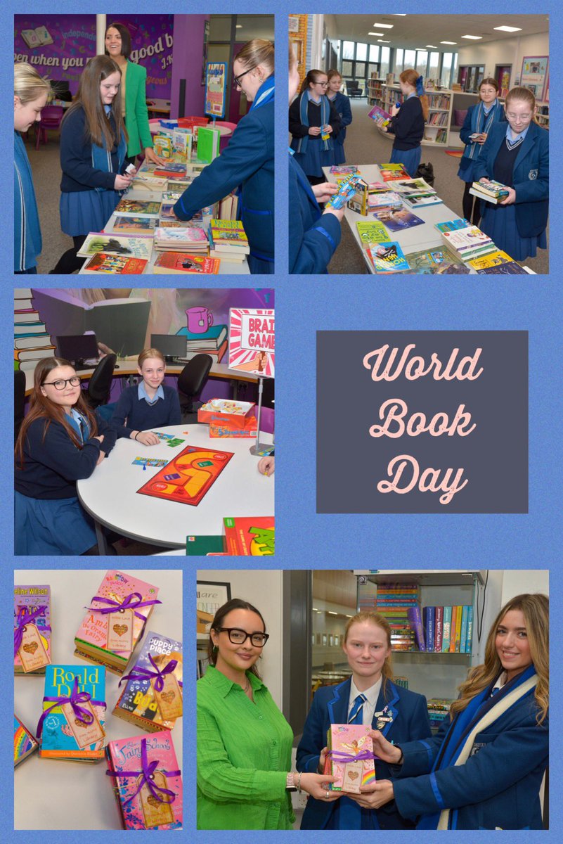 We loved celebrating World Book Day today with fun activities in the library! The girls took part in a 'Big Book Swap'. The library also delivered a parcel of books to each form class in Junior School so that there is always a book nearby. Happy reading girls! #WorldBookDay2024