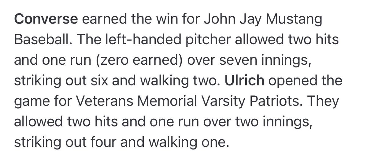 tomverse4's tweet photo. The Converse kid has been on fire at the plate and on the mound!!! @DayDayConverse https://t.co/HkZhAfcMd1