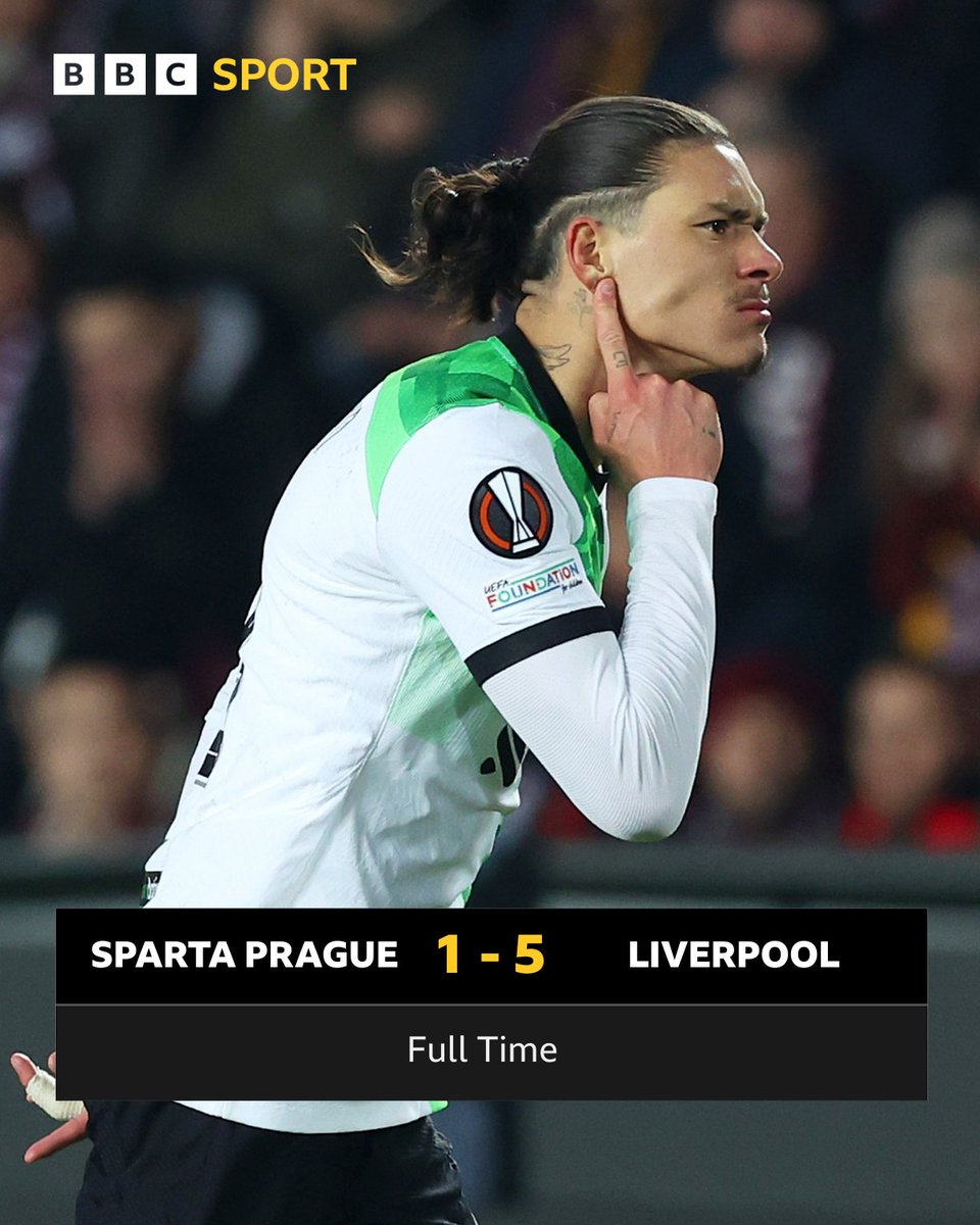 A big win for Liverpool in the Europa League 🔴 Up next: Manchester City. #BBCFootball #UEL