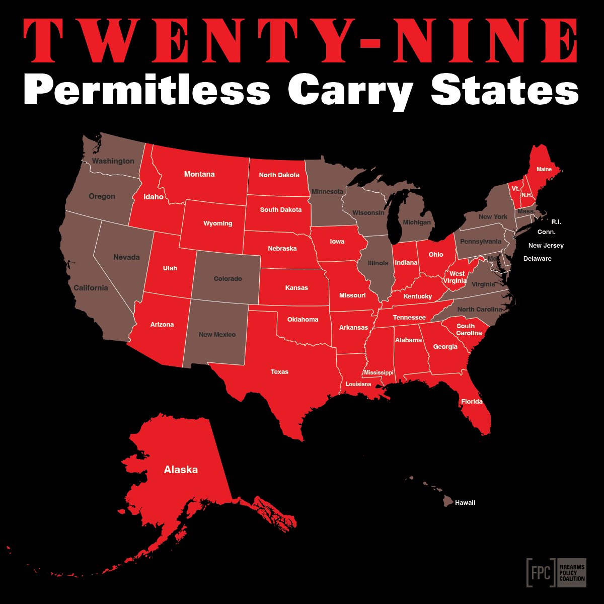 South Carolina Gov. Henry McMaster has signed the Permitless Carry Bill, H. 3594.

Congratulations, South Carolina.

We now have 29 Permitless Carry States!