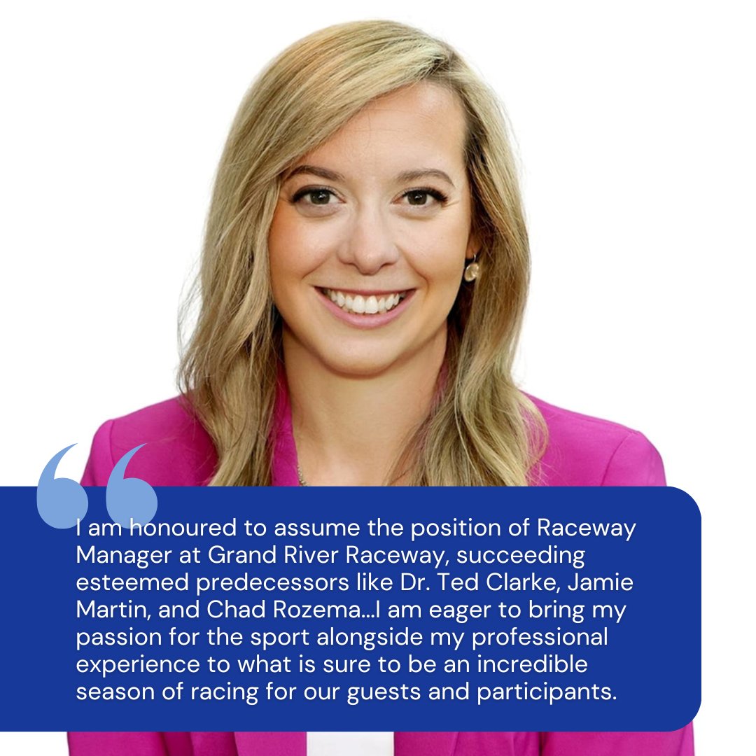We are pleased to welcome Jenna MacDonell as Raceway Manager to the Grand River Raceway team! She brings a fresh perspective and a wide variety of skills to this role. 

Read more: grandriverraceway.com/announcing-jen…

#standardbred #horseracing #elora #team