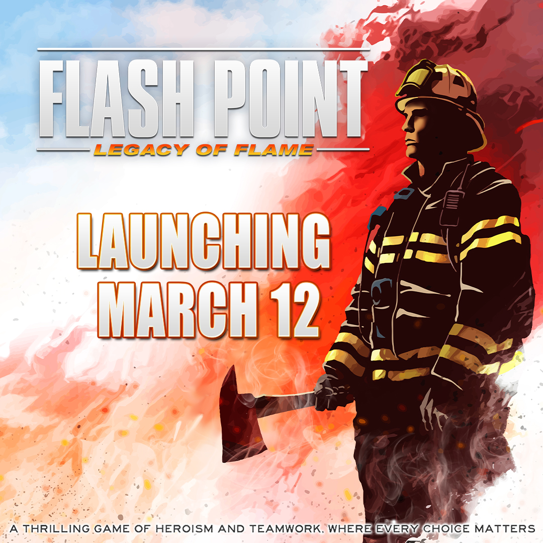 Do you have memories of playing Flash Point: Fire Rescue? The classic cooperative firefighting game returns on Kickstarter NEXT WEEK with a new narrative experience - Flash Point: Legacy of Flame!
kickstarter.com/projects/ibcga…