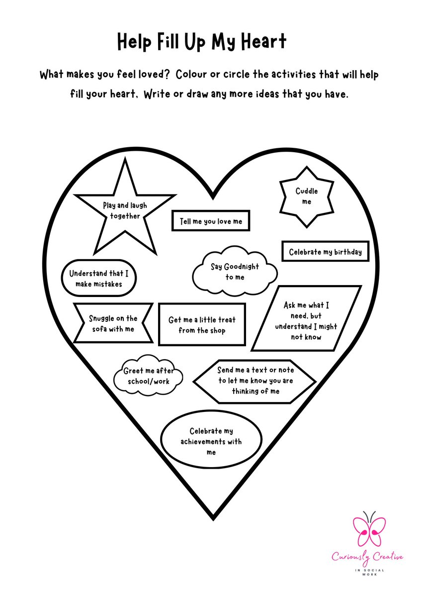 becuriousinsw's tweet image. We might understand what makes us feel loved but that can be very different for the children and teens that we work with. This tool might help us explore with them what makes them feel loved which can then help strengthen relationships with their parents/carers.
