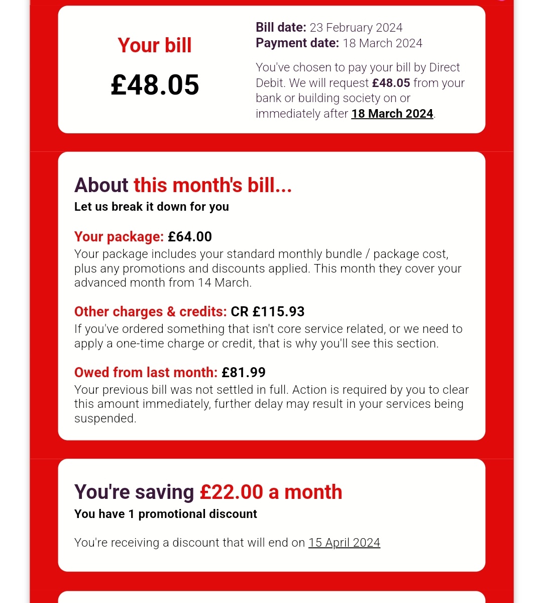 donkeees's tweet photo. @VirginMediaCorp 2 calls so far up to hour and 45 mins arguing that virgin owe me money yet still trying to charge 
Make it make sense!!! https://t.co/uS81IGkVyH