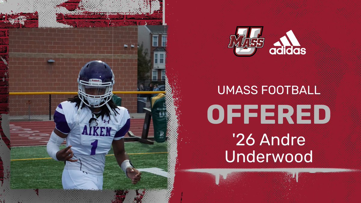 Honored and humbled to receive my 1st offer from <a href="/UMassFootball/">UMass Football</a> thank you <a href="/CoachMcCray9/">🌹Mike McCray II🌹</a>🤝
 <a href="/CoachDuka/">Harry McCall</a> <a href="/CoachMelJohnson/">Mel J</a> 
<a href="/AikenRecruits/">Aiken Football</a> <a href="/AikenRecruits/">Aiken Football</a> <a href="/JaredLuginbill/">Jared Luginbill</a> <a href="/247recruiting/">247Sports Recruiting</a> <a href="/MikeDyer/">Mike Dyer</a> #GRNE #SwoopCity #OC
