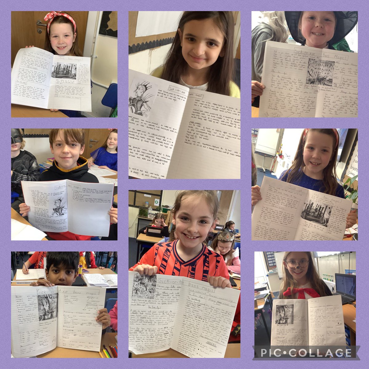 ShoresideYear3's tweet image. Y4 have written newspaper articles about #wizardsofonce by @CressidaCowell during our writing lessons. Don’t they look great? 😊 
@janeconsidine @Shoreside1234 @MrPowerREMAT @MissKnipeREMAT @RainbowEduMAT