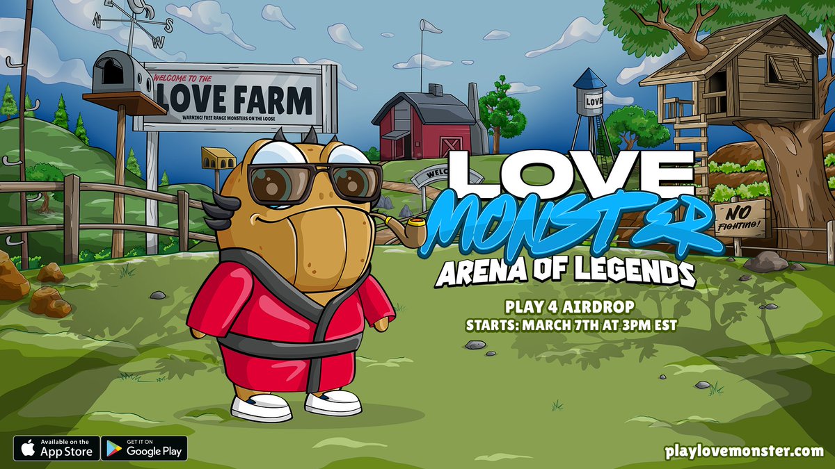 Farmers will Farm. 🧑‍🌾

Love Monsters! Patrick’s LOVE for you is as colossal as the 5,000,000 Tokens he wants to Airdrop you!! 🤯 

Farming isn’t as easy as planting a seed in the ground… 

Play-4-Airdrop 🧵👇