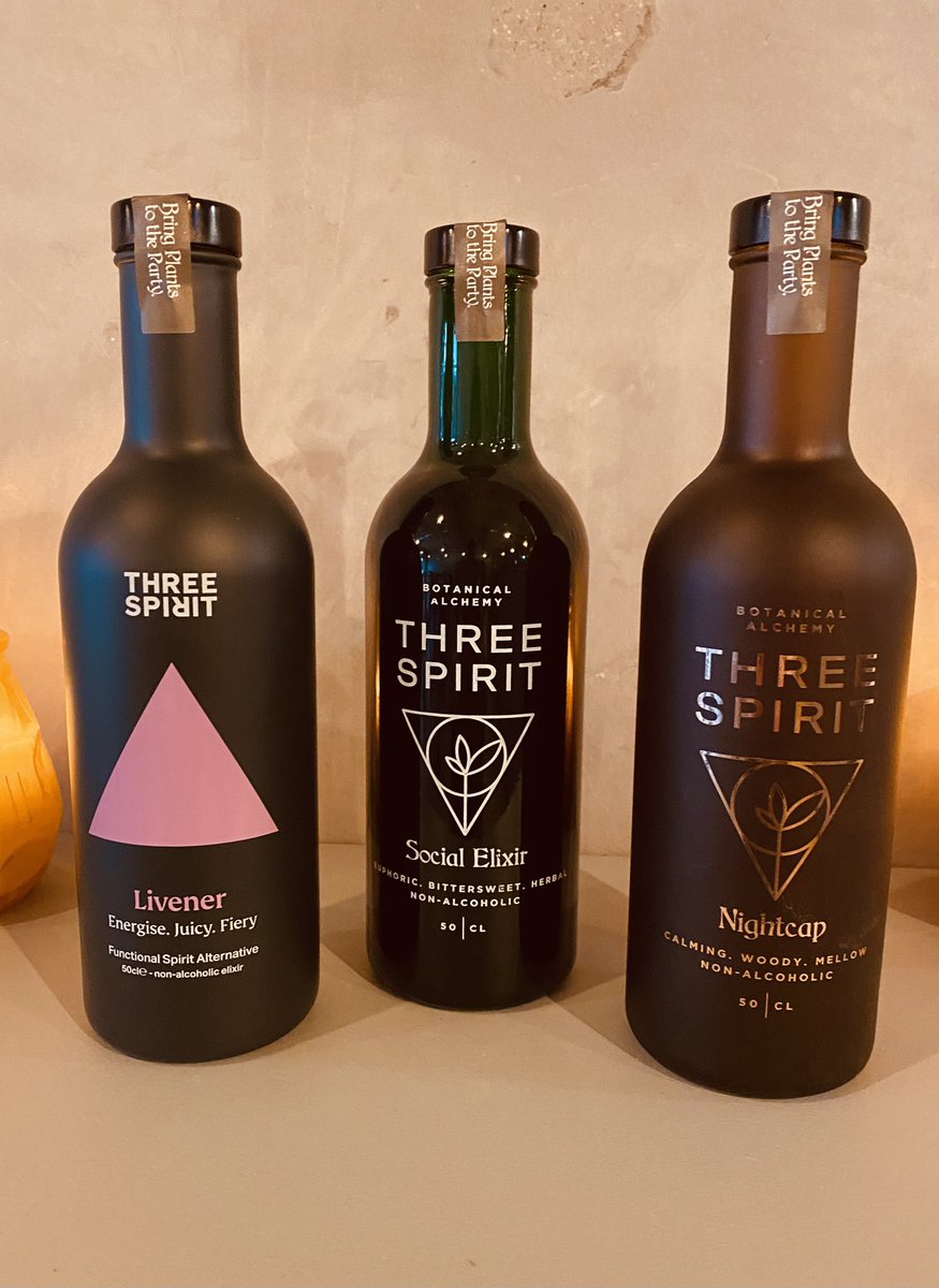 New drinks in this week….Tequila, Rum and <a href="/threespirit_/">Three Spirit Drinks</a> non alcoholic drinks 🙌🏻🙌🏻
