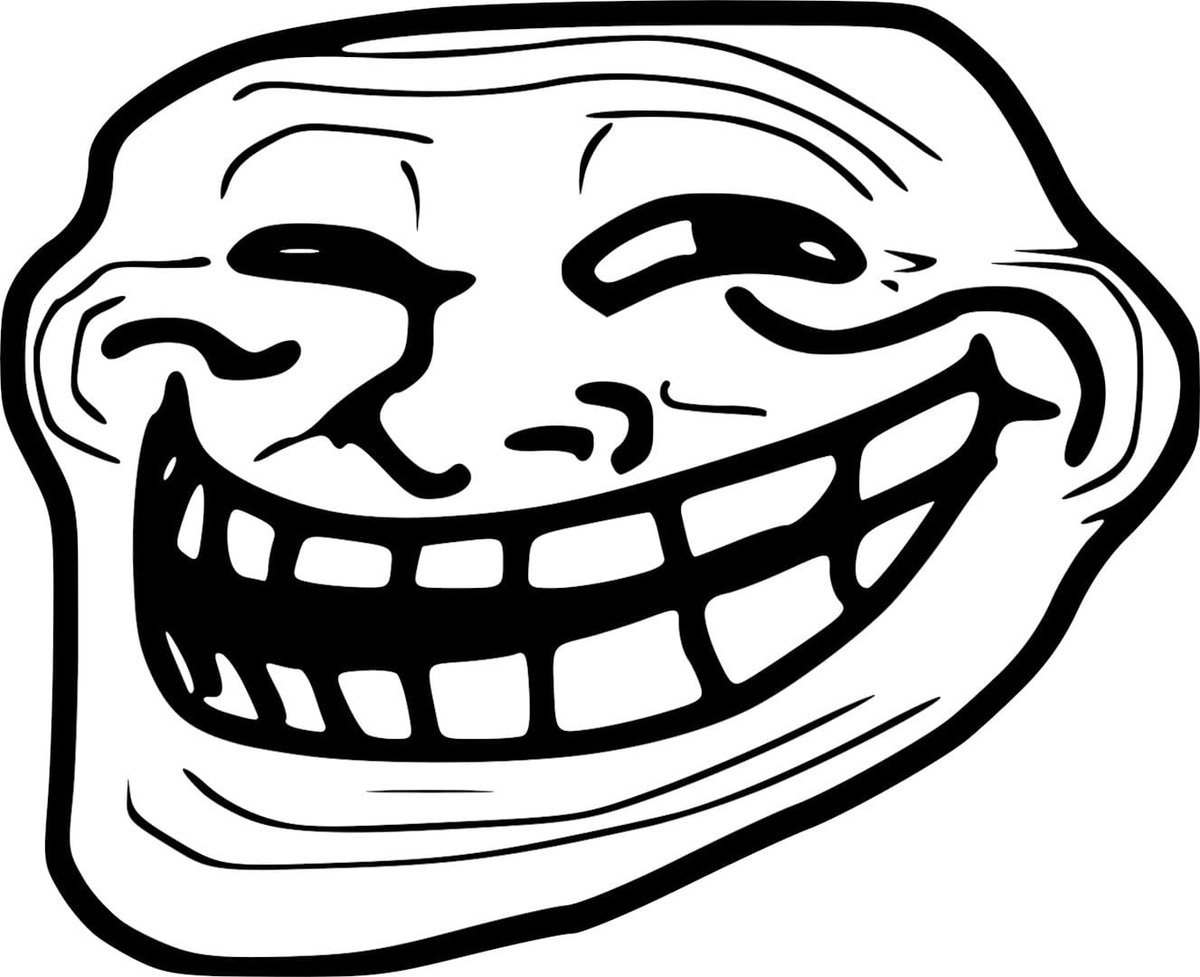 Proaa77's tweet photo. @Emoanaida gojo trollface https://t.co/Gda3JoR5y2