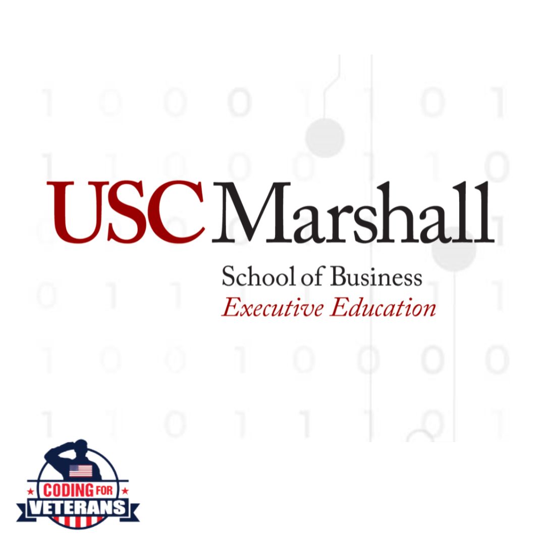 We’re proud to be in partnership with the University of Southern California! Earn university certification in as little 6 months! codingforveterans.com/us-home/ #TechForAllVets #Veterans #OnlineLearning #CareerBoost #TechSkills #TechStability #Coding #Military
