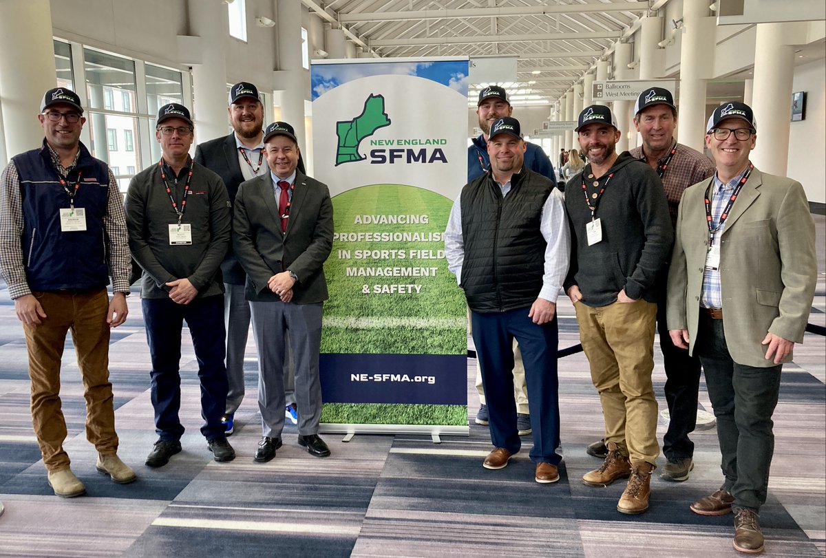 It's official! We are now the New England Sports Field Management Association (NE-SFMA). Thanks to everyone who came to our awards meeting at #NERTC24. Great things in store in 2024! @NE_RTF @SportsField_Mag #sportsfieldprofessionals #givingback