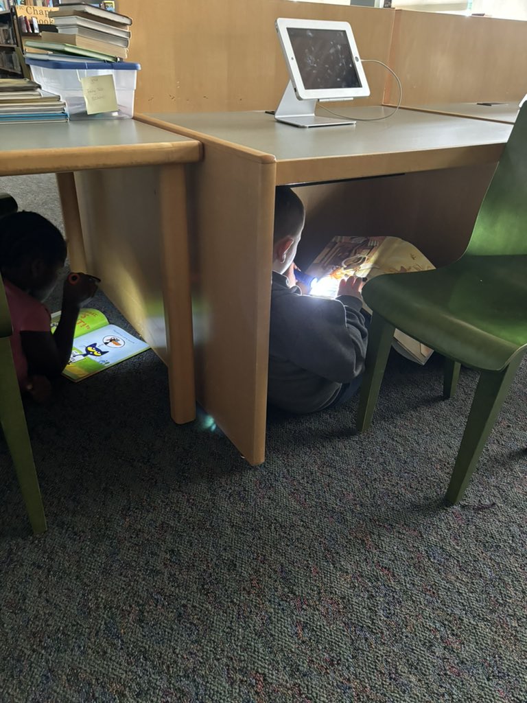 MrsSibbach's tweet photo. Read Across America Week in the library has been so much fun! Flashlight Reading, Green Eggs and Ham Tic Tac Toe and the stacking cup challenge! @pinestreetelem @PASD_Elem_PTO
@ForgeElem https://t.co/YBtJ04FD79