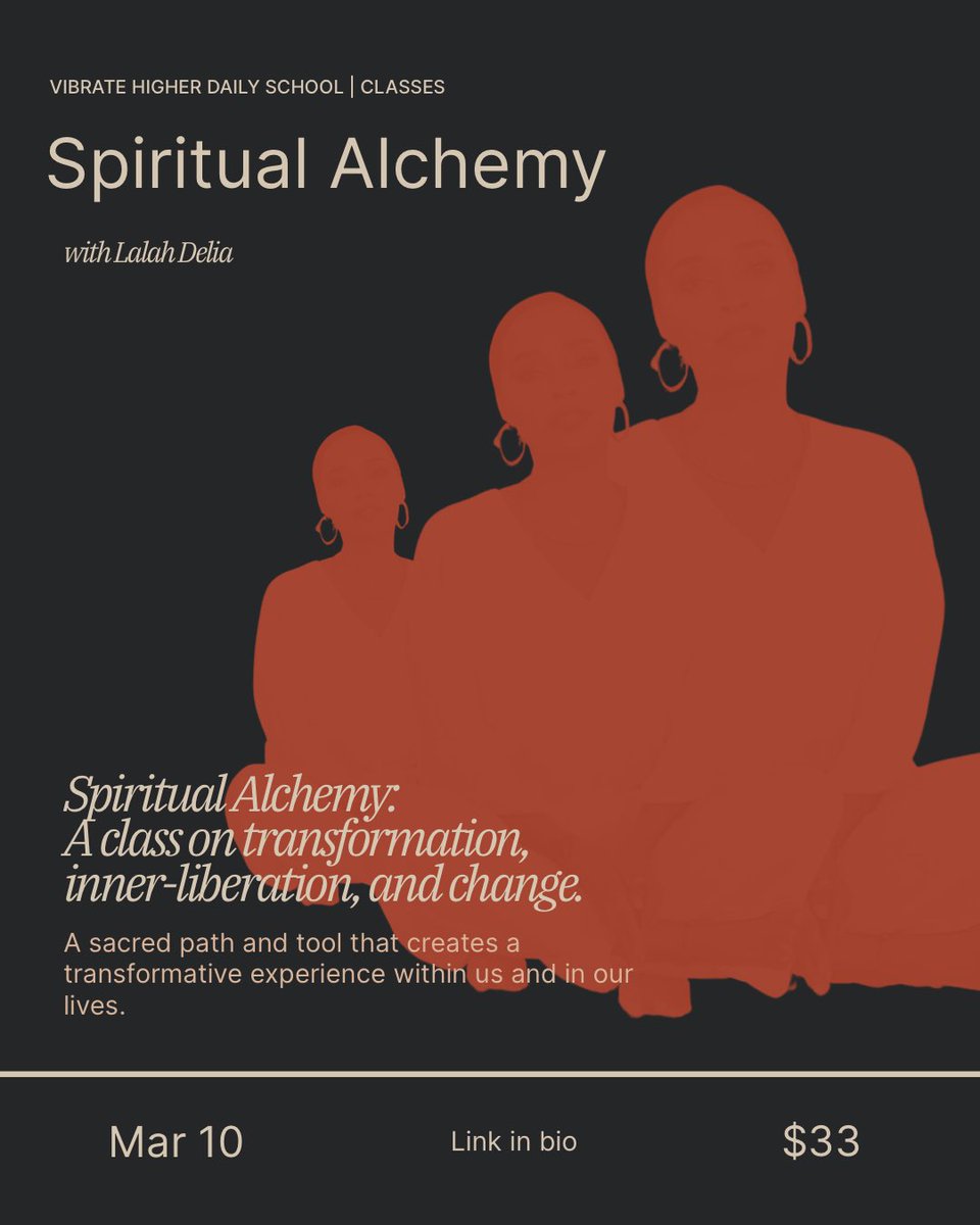 Join me Sunday Practicing alchemy is how you take your power back. Learn how to change, shift, transform or liberate various aspects of yourself and your life. Join me in class this Sunday for Spiritual Alchemy class. Sign up here: bit.ly/4a733hv