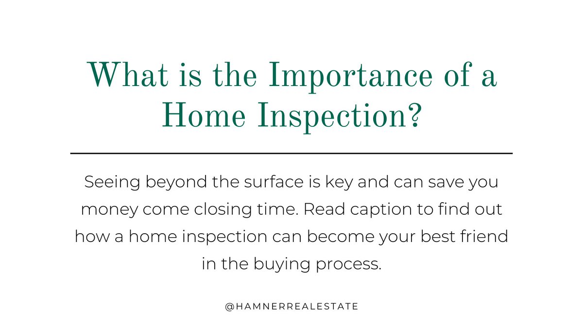 HamnerRE's tweet image. Home inspections are your secret weapon in the home-buying process! They unveil hidden issues, potentially saving you thousands in repair costs down the road. From spotting leaky roofs to uncovering faulty wiring, a thorough inspection ensures peace of mind and a smooth closing.