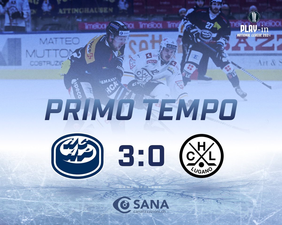 HCAP1937's tweet photo. Termina il primo tempo, biancoblù avanti 3-0 #HCAPvsHCL https://t.co/gRA5AfhhdY