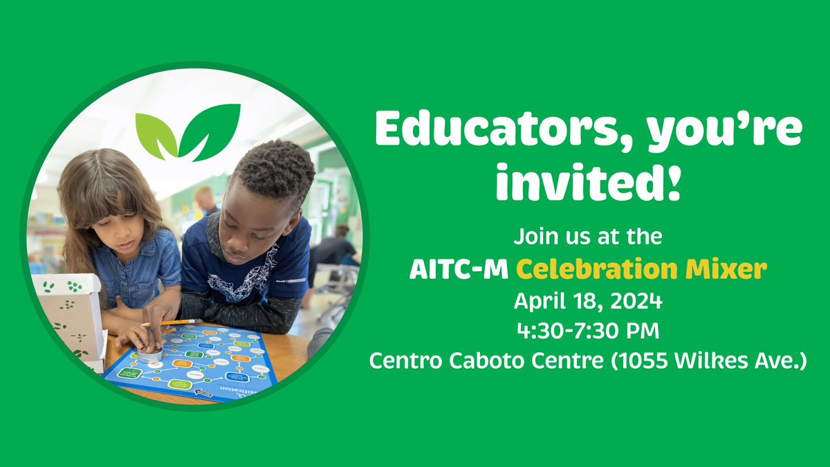 A toast to you! 🥂

Educators – join us to unwind, discover and be celebrated on April 18. Learn more about all you can expect at our Celebration Mixer — and RSVP! 👉 myemail.constantcontact.com/A-toast-to-you…