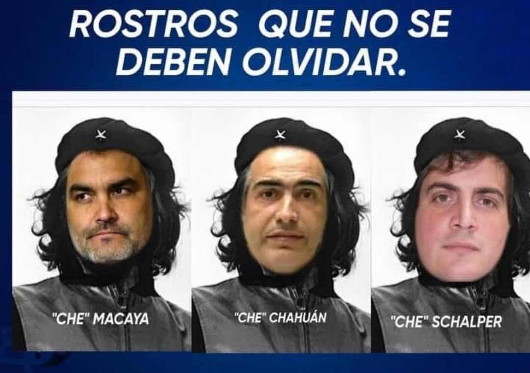 🔴Los 'CHE SU MADRE'  de la  derechita cobarde, traidora, vende patria y corrupta.

#ChileVamosSucursalDelPC 
La Moneda Macaya FFAA