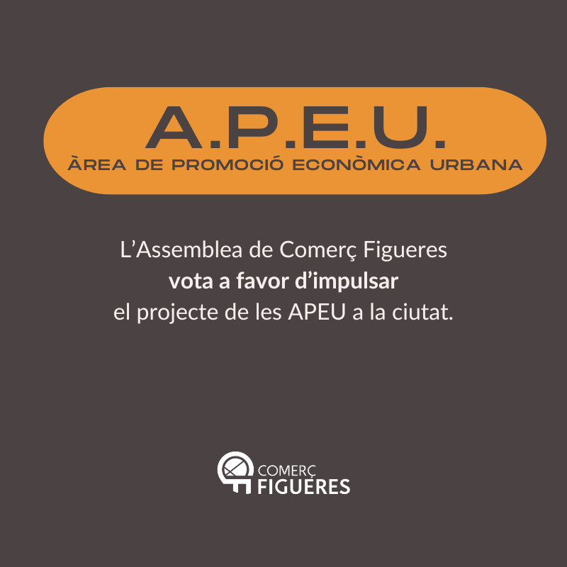 ComercFigueres's tweet photo. [OBRIM FIL] 👉Ahir  l'Assemblea de Comerç Figueres va votar a favor d'impulsar el projecte de les APEU, les Àrees de Promoció Econòmica Urbana. https://t.co/KMX5FzysSg