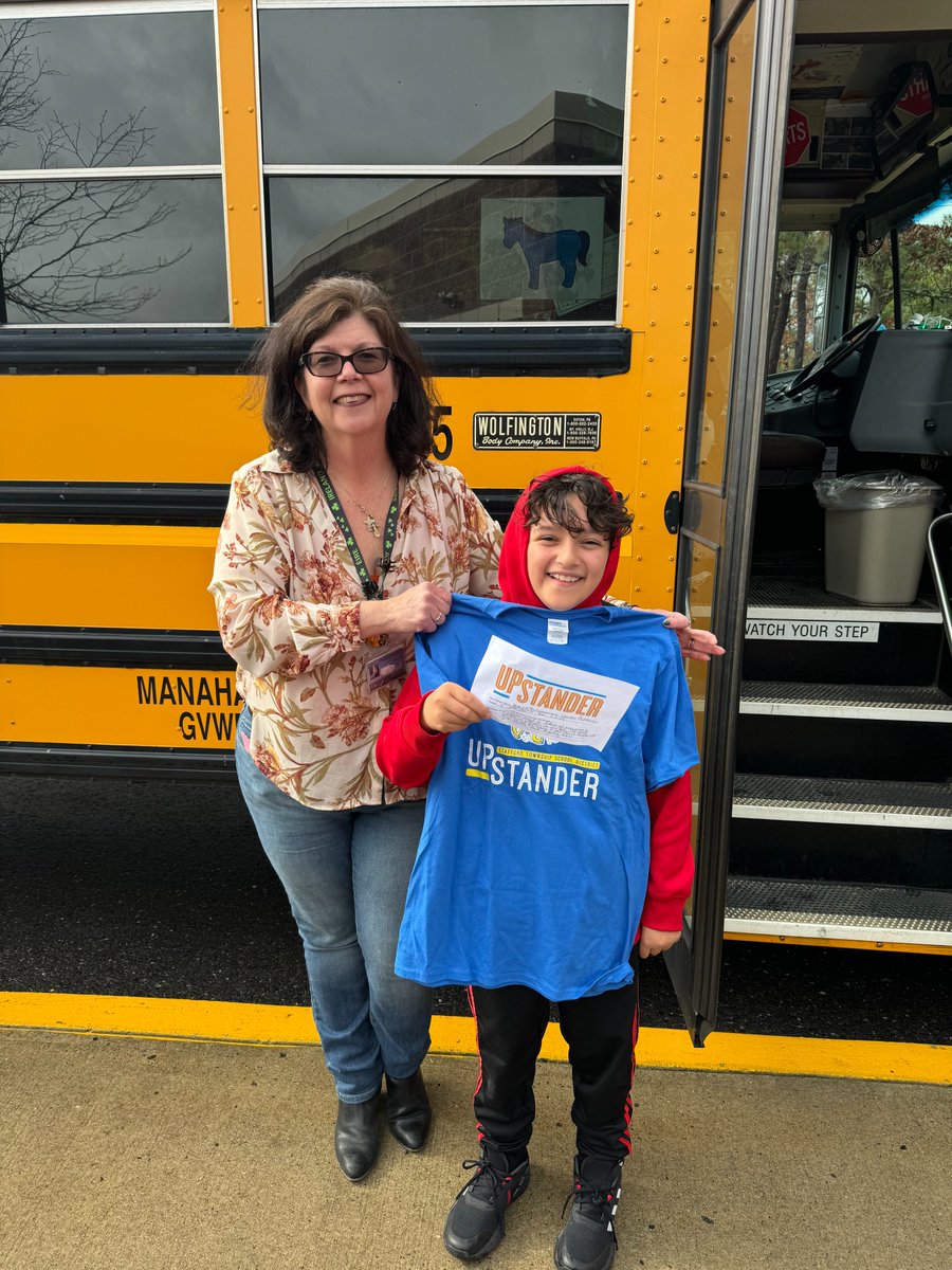 Congrats to Lorenzo for being an Intermediate Bus Upstander!  Lorenzo defused an argument between two students on the bus, and said to the them, "can't we all get along and put this in the past?" Keep up the good work! <a href="/Stafford_INT/">Hope Zaun</a>  <a href="/Stafford_INT/">Hope Zaun</a> <a href="/KrDucker/">Kristin Ducker</a>