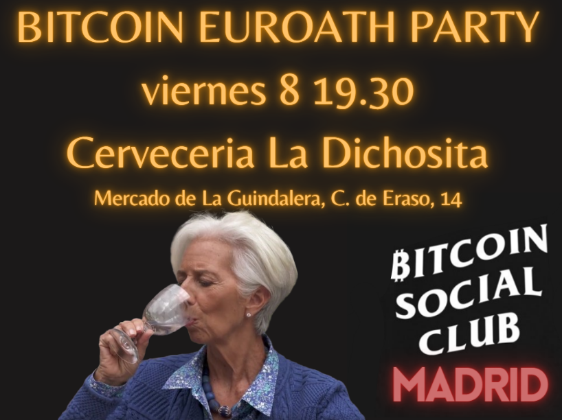 Mañana EUROATH Party en Madrid: