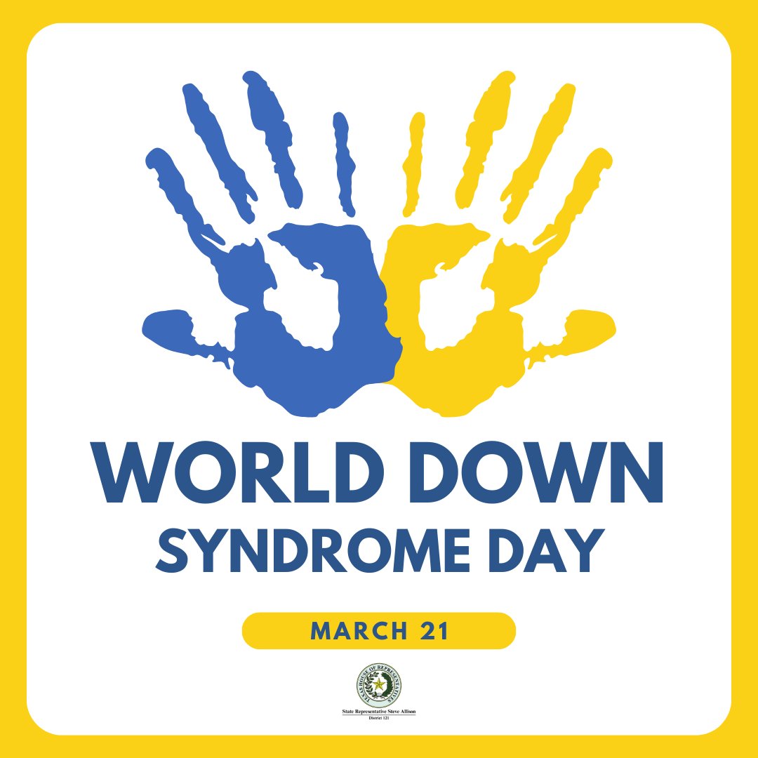 Happy World Down Syndrome Day. Today, we educate the world on what Down syndrome is and how individuals with Down syndrome need to be valued in their communities.