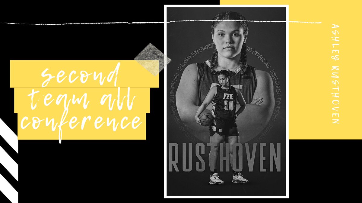Congratulations to Senior, Ashley Rusthoven, on earning Second Team All Conference! We are so proud of you!