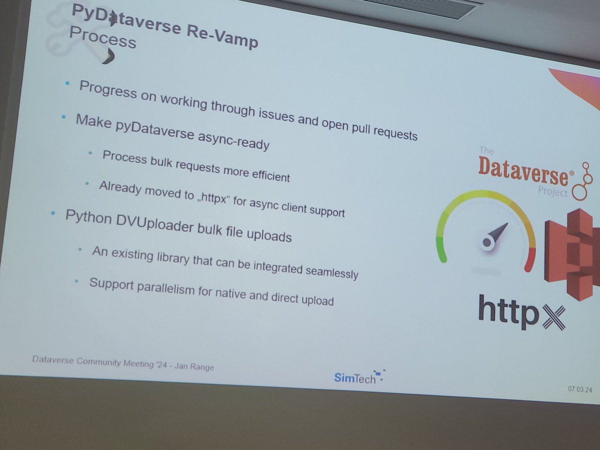 BlueJeansDiva's tweet image. Jan Range on re-vamping pyDataverse #Dataverse2024
@dataverseorg @its_janrange