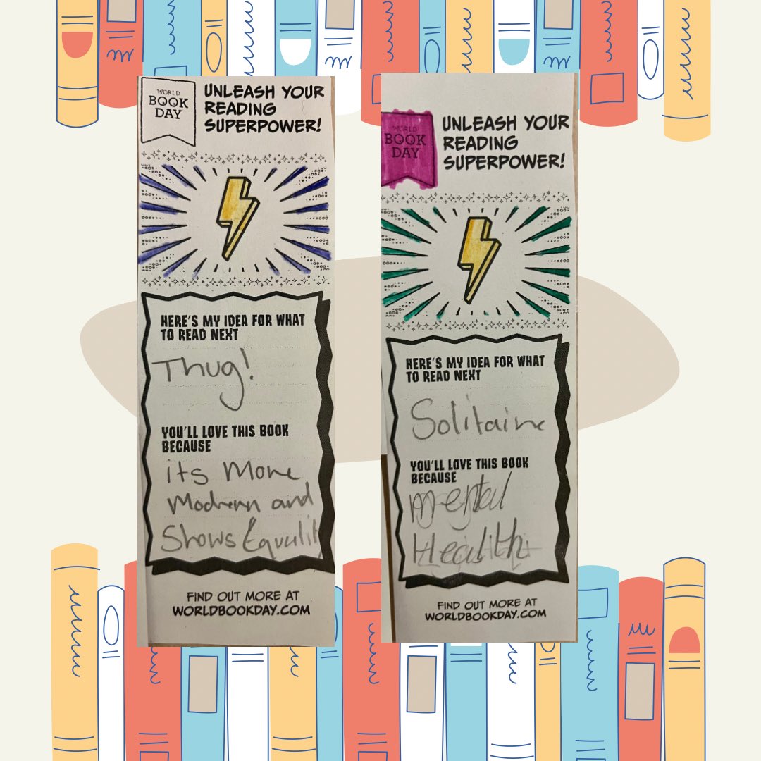 📚 Book recommendations on #WorldBookDay2024 <a href="/GHSLibrGHSLibr/">GrangemouthHSLibrary & cluster 🇰🇪🏴󠁧󠁢󠁳󠁣󠁴󠁿</a> <a href="/EnglishDeptGHS/">Grangemouth HS English</a>