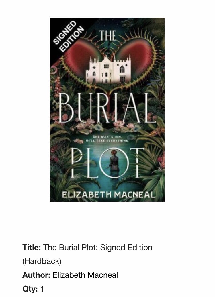 I may have just ordered #TheBurialPlot from @Waterstones using my points and making the most of double points day for #WorldBookDay