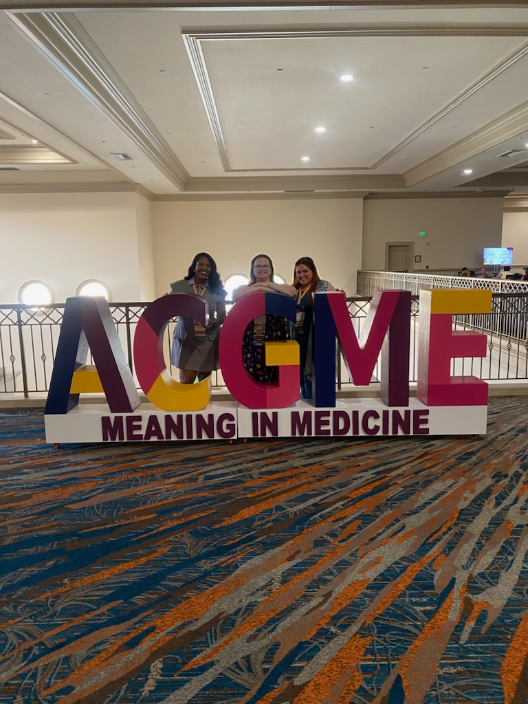 Our awesome <a href="/WUSTLmed/">Test Account</a> GME Program Coordinators learning so much at #ACGME2024. Thanks for the photo op prop <a href="/acgme/">ACGME</a> !