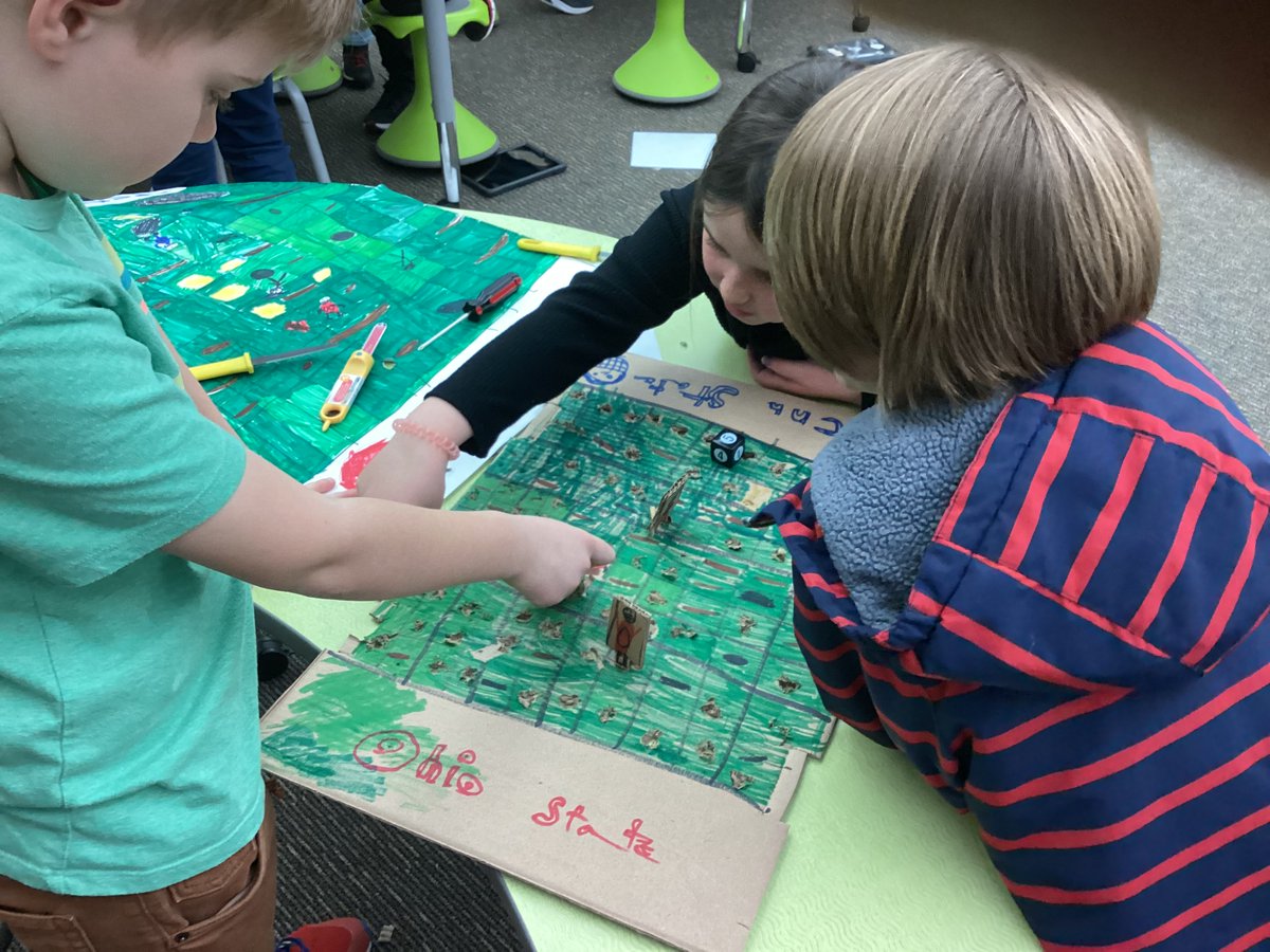 MrWilleyCV's tweet photo. More 2nd grade board games from Miss Wildasin’s class In @ShaullExplorat1 #CVExplorations #STEM #4Cs https://t.co/4OTNFsX1ku