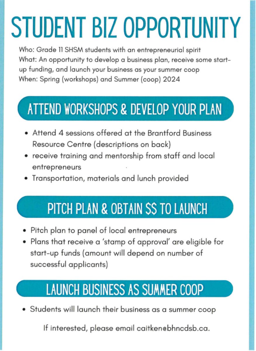 GuidanceSJC's tweet photo. Check out this cool opportunity…more details can be found on the Student Services Brightspace/D2L page! https://t.co/FbAs4BFsse