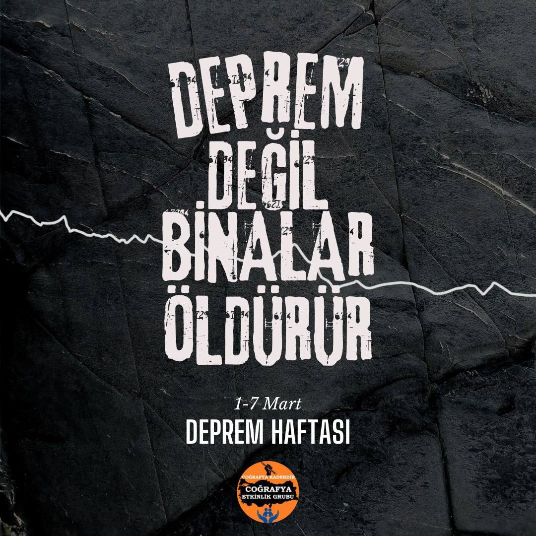 dvrnsdktru's tweet photo. @tcmeb Coğrafya derslerinde, deprem ve afetlerin etkierini azaltmak için alınabilecek önlemler ve afet sonrası kurtarma çalışmaları gibi konulara daha fazla ağırlk verilmelidir.  @farukyelkenci @CihadDemirli @MucahitYentur @kaankapana @trenesalkan @Yusuf__Tekin #DepremHaftasındaCoğrafya https://t.co/xXB4omvitR