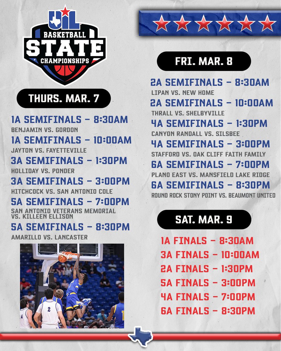 You know where we’ll be👀

<a href="/AndrewBrich13/">Andrew Richardson</a> <a href="/Jewlzonthemic/">Jewlz💎</a> &amp; myself will have u covered. 

BRich will be cranking out the updates starting during the <a href="/RGC_BBasketball/">@RGC_BBasketball</a> State Semifinal #AlamoCityHoops #UILState #txhshoops