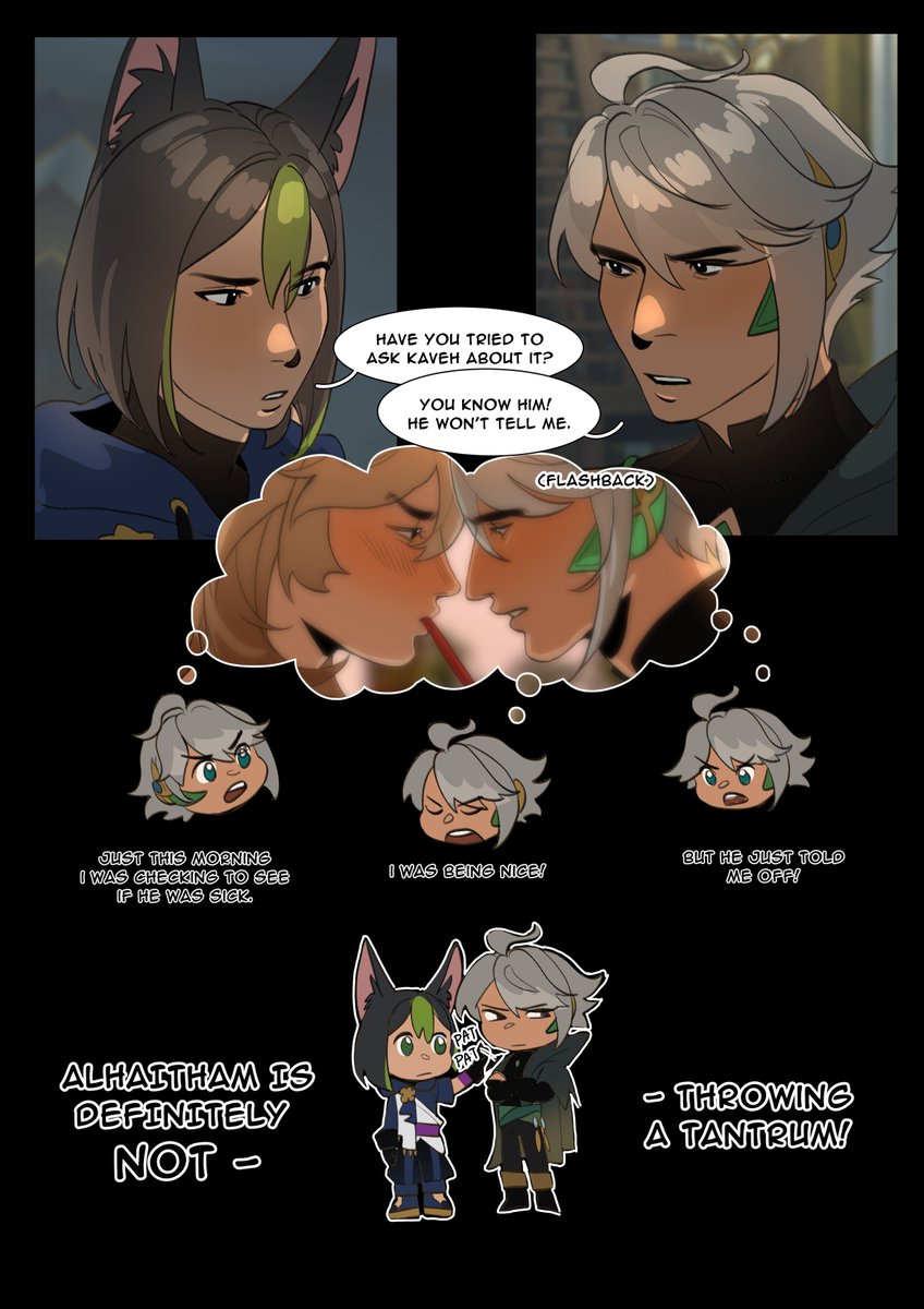 inebyoonei's tweet photo. #haikaveh hanahaki au, like adults (1/2) https://t.co/bcbaARDyfm