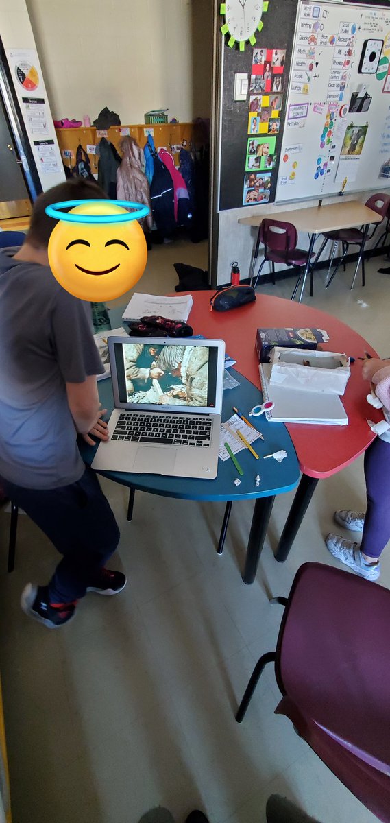 mjhalterCBE's tweet photo. Grade 2s are starting to build their pas and present artifacts. Ask your Grade 2 about it. https://t.co/8wUFjlsixx